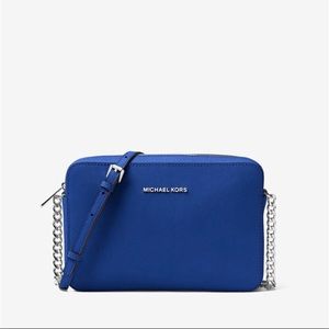 Michael Kors blue crossbody purse